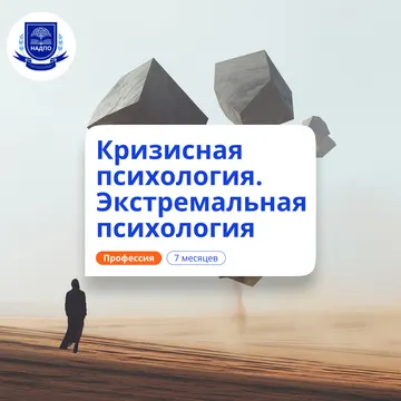 Кризисный и экстремальный психолог. Курсы переподготовки